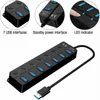 USB 3.0-Hub, Multi-USB-Steckdosenleiste mit 7 Anschlüssen Produktbild-Vorschau 3