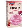 Dr. Oetker Rotwein Creme (203g Packung) + usy Block Produktbild-Vorschau 2