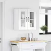 vidaXL Pensile da cucina con anta in vetro Kalmar in legno Anteprima dell’immagine prodotto 3