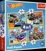 Trefl 4 w 1 Puzzle - Hot Wheel, 35 + 48 + 54 + 70 Podgląd zdjęcia produktu 6