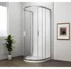 EASY Halbkreis-Duschabtrennung 900x900mm, Klarglas Produktbild-Vorschau 2