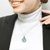 Spiral-Ohrringe + Anhänger aus recyceltem Glas, Produktbild-Vorschau 3
