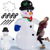MONZANA® Aufblasbarer Schneemann XXL 240cm LED Beleuchtet Produktbild-Vorschau 1
