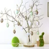 com-four® 18x Dekoaufhänger Ostern - Ostereier aus Produktbild-Vorschau 2