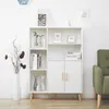 Mondeer Sideboard Armoire de stockage avec 2 portes et 5 Voir les images du produit 9
