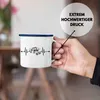 Trendation - Herzschlag Wohnwagen Wohnmobil Emaille Tasse Produktbild-Vorschau 2
