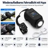 Lampe de vélo 2 en 1 IPX5 avec klaxon de 110 dB, batterie Voir les images du produit 2