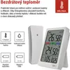 Digitální teploměr s vlhkoměrem, bezdrátové čidlo, budík, datum E0558W Náhled obrázku produktu