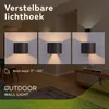 Calex Verona Wandleuchte, für Außen & Innen, warmweißes Up Produktbild-Vorschau 4