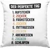 Trendation - Gamer Deko-Kissen mit Füllung 40x40 Geschenk Produktbild-Vorschau 1