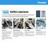 Collage of images and text describing SATRA lab tests for Tricetops products. Produktbild-Vorschau