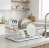 WELLHAUS Abtropfgestell Geschirr mit Abtropfschale, Metall Produktbild-Vorschau 2