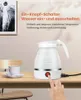 Faltbarer Elektrischer Wasserkocher 0.6L Portable Reise Produktbild-Vorschau 3