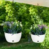 Relaxdays Blumenampel mit Wasserspeicher, 2er Set, HxD 60 x Produktbild-Vorschau 5