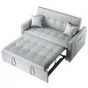SONNI 140x94x78cm Divano letto matrimoniale grigio chiaro Anteprima dell’immagine prodotto 3