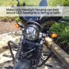 boîtier de phares de moto de 7 pouces, support de seau Voir les images du produit 9