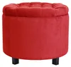 Hocker Fußhocker Ottoman Sitzhocker Sitzpouf Wohnzimmer Produktbild-Vorschau 2