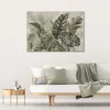 Leinwandbild Tropische Monstera-Blätter 90x60 Feeby Grün Produktbild-Vorschau 2