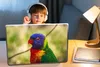MuchoWow® Laptop Aufkleber Sticker Cover Vogel - Sittich - Produktbild-Vorschau 3
