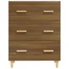 vidaXL Príborník hnedý dubový vzhľad 70x34x90 cm odvodený Náhľad obrázku produktu 3