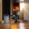 KADAX Support de bois de cheminée en acier "Dello", support Voir les images du produit 2