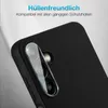 Close-up of a black smartphone case showing the camera lens area. Produktbild-Vorschau