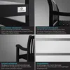 A collage of images showcasing different features of a KESSER garden bench. Produktbild-Vorschau
