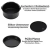 MONZANA 9tlg Heißluftfritteuse Airfryer Zubehör Set Produktbild-Vorschau 4