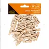 Mini Wäscheklammern Holz, 48 Stück, ca. 3,5 cm lang, zum Produktbild-Vorschau 2