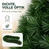 Vianočná girlanda Ø 10 cm zelená 10 metrov - umelá Náhľad obrázku produktu 7