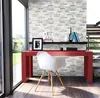 NEWROOM Tapete Grau Vliestapete Mauer - Ziegelstein Modern  Produktbild-Vorschau 3