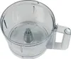 A clear, top-down view of an empty plastic mixing bowl with a handle, likely for a food processor or stand mixer. Náhled obrázku produktu