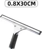 0.8*30CM Fensterabzieher Profi, Edelstahl Fensterwischer Produktbild-Vorschau 1