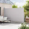 vidaXL Boční výsuvná markýza 220x500 cm šedá Náhled obrázku produktu 3