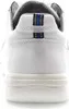The back view of a white safety shoe. Anteprima dell’immagine prodotto