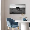 MuchoWow® Poster Elefant - Einfarbig - Tiere - Schwarz und Produktbild-Vorschau 5