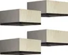 SOTECH 4er Set Möbelfüße MOTEL | Edelstahloptik | 65 x 65 Produktbild-Vorschau 1