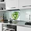 Küchenrückwand Spritzschutz Glas mit Motiv Kiwi im Wasser Produktbild-Vorschau 2