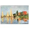 Leinwandbild  Regatta in Argenteuil - Claude Monet 100x70 Produktbild-Vorschau 3