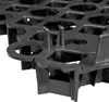A close-up, angled view of a black plastic grid system. Produktbild-Vorschau