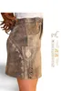 Lederhose da donna   - Gonna tradizionale in pelle Anteprima dell’immagine prodotto 6