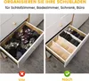 Schubladeneinsätze, Schubladenteiler Organizers, 4er-Set Produktbild-Vorschau 2