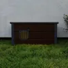 QLS Izolowany drewniany domek dla kota 73×52×38 cm Kurtyna Podgląd zdjęcia produktu 2