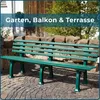Gartenbank JUIST 4-Sitzer Länge 2000 mm, grün Produktbild-Vorschau 10