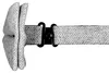 DonDon Herren Fliege 12 x 6 cm Fischgrät-Muster gebunden Produktbild-Vorschau 4