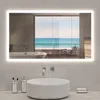 Miroir lumineux 80x60cm,3 couleurs + dimmable + anti-buée + Voir les images du produit 1