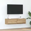vidaXL - Mobile TV in legno effetto legno artigianale, 100 Anteprima dell’immagine prodotto 2