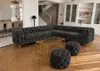 Ecksofa Moet L-Form dunkelgrau 323x323 cm groß – Produktbild-Vorschau 7