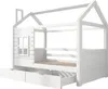 OKWISH Lit Enfant 90x200 - Lit Cabane avec Barrières et Voir les images du produit 10