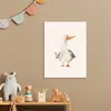Leinwand Bilder 30x40 cm - Kinder Beige - Gans - Bauernhof, Produktbild-Vorschau 2